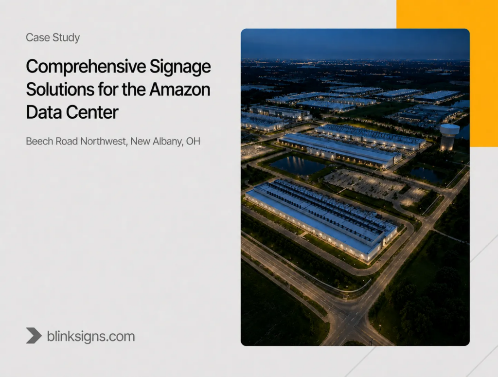 Amazon New Albany Signage Case Study | BlinkSigns