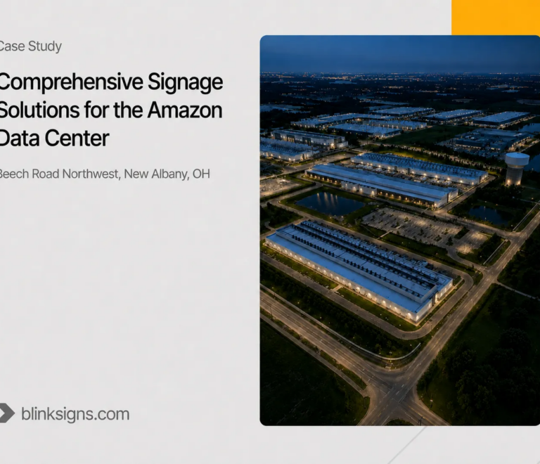 Amazon New Albany Signage Case Study | BlinkSigns
