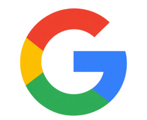 Google multi-color G logo icon for commercial signage case study.
