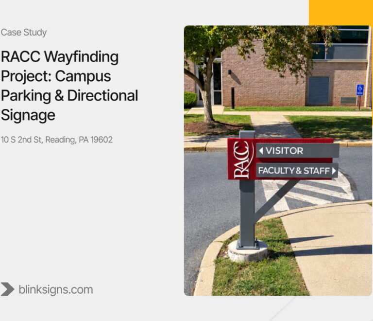 RACC Wayfinding Project_ Campus Parking and Directional Signage